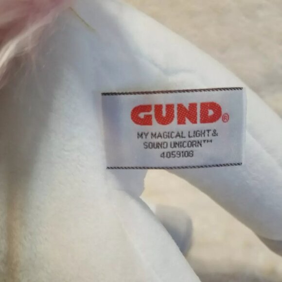 GUND My Magical Light & Sound Soft Plush Rainbow Unicorn Pegasus Fairy Horse 11' - Picture 4 of 5